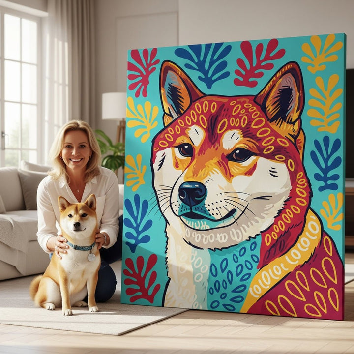 あなたのペットを世界に１つだけのアート作品に11♪|ペットイラスト|ペット似顔絵|アートパネル|インテリア