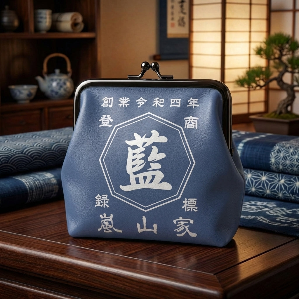 商店風 コインバッグ|名入れ|財布 がま口 バッグ|開店祝い 誕生日ギフト