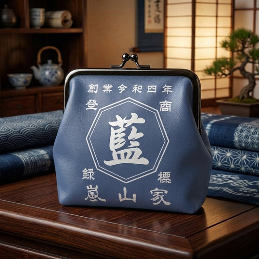 商店風 コインバッグ|名入れ|財布 がま口 バッグ|開店祝い 誕生日ギフト
