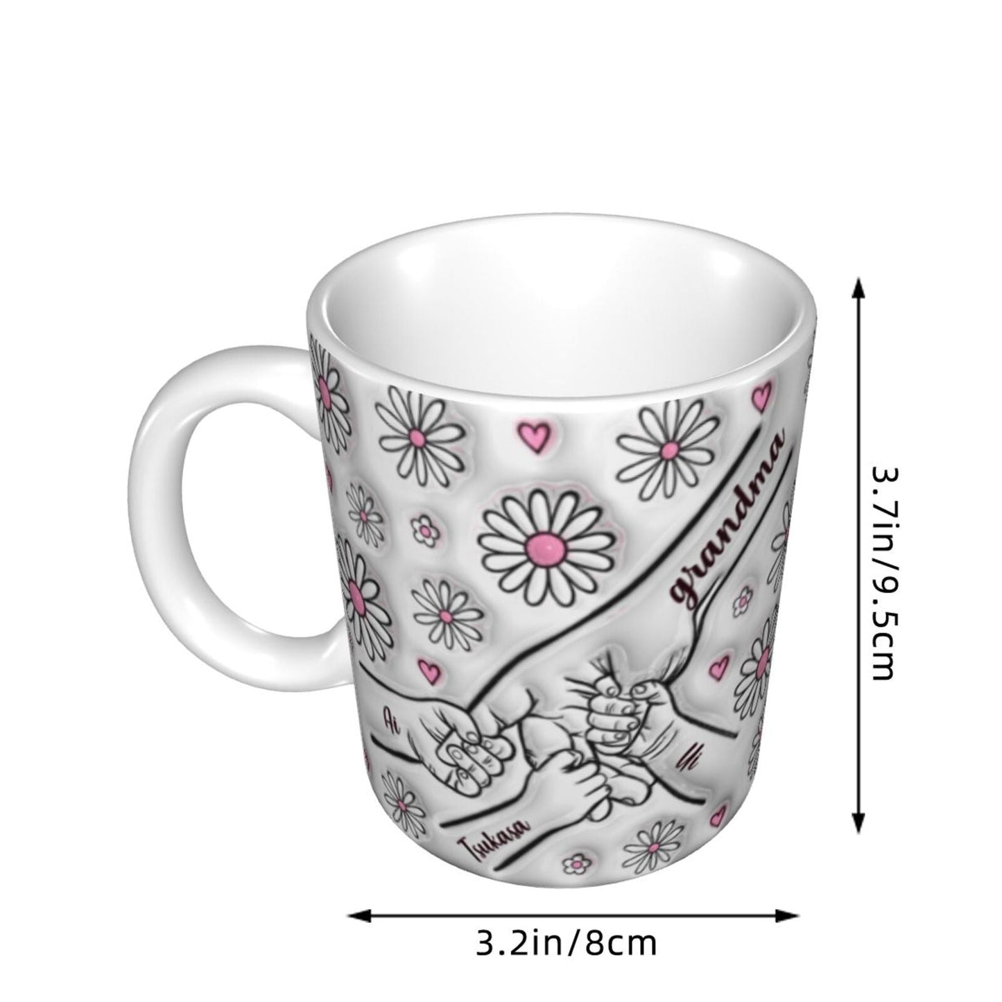 母の日|オリジナル マグカップ|マグカップ 陶器 おしゃれ|花柄 プレゼント12