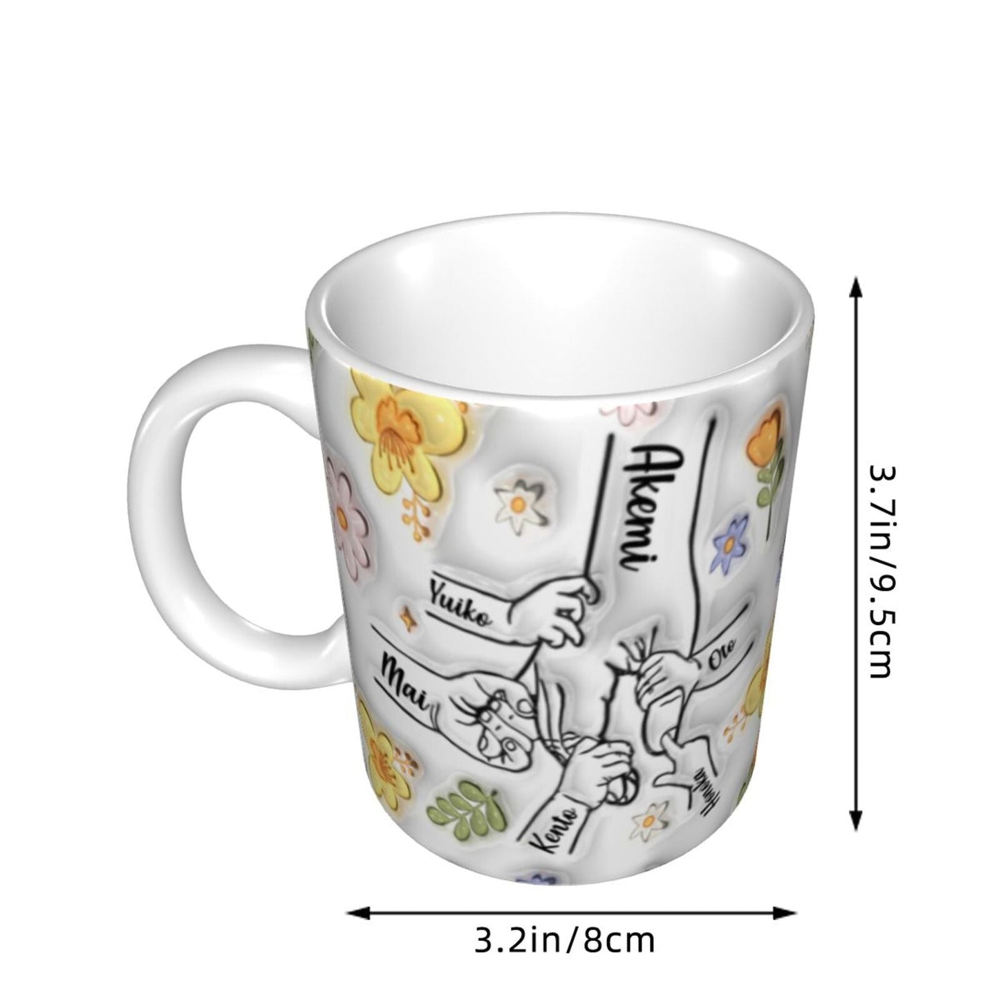 母の日|名前 入り マグカップ|マグカップ おすすめ 花柄|ギフト16