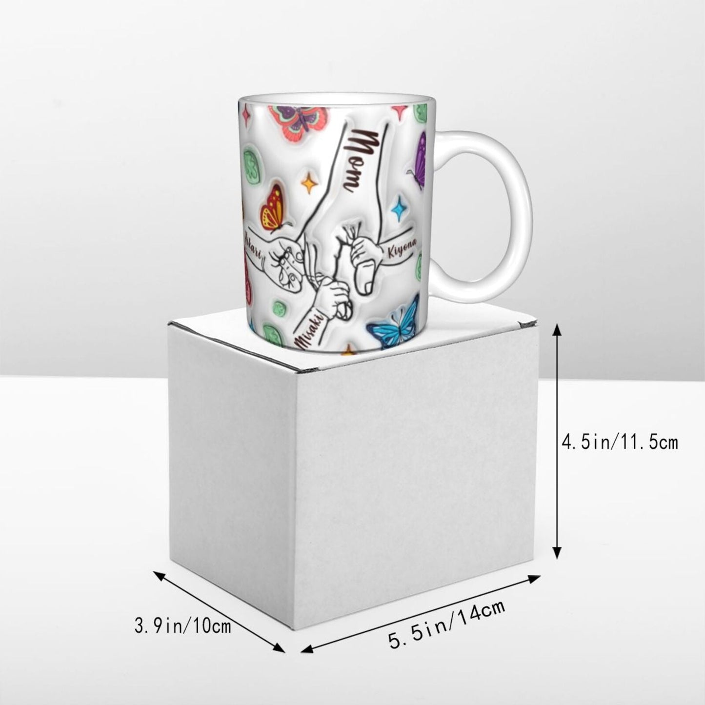 母の日|オリジナル マグカップ|マグカップ おしゃれ 蝶|マグカップ 陶器23