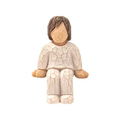 家族の絆をカタチに 記念日オブジェ｜木製ボックスに座るフィギュアセット名前＆メッセージ刻印可能 母の日・父の日・記念日のギフトに01