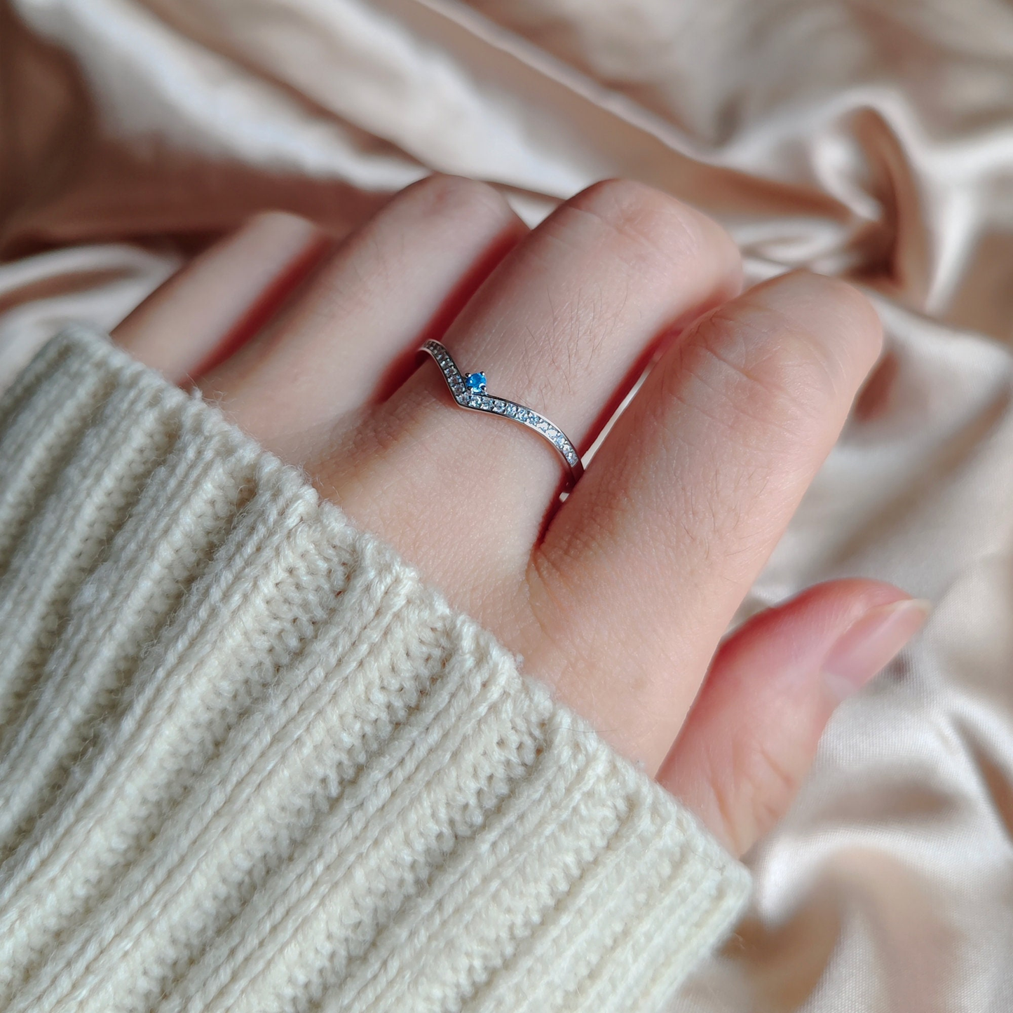 誕生石 リング 絆 指輪 シルバー 母の日 母親 夫婦