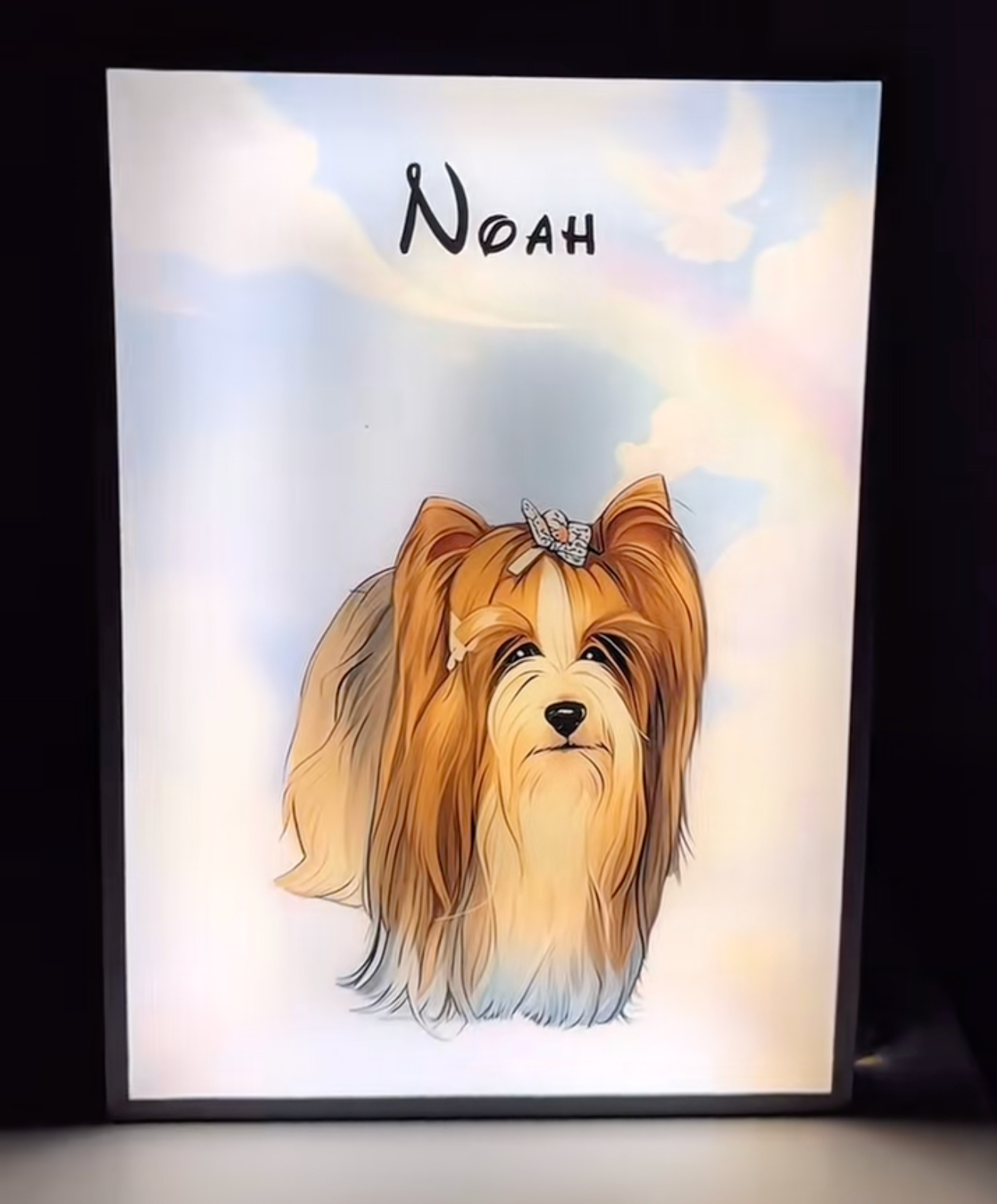 ペットライトイラスト| あなたのペットを世界に１つだけのアート作品に♪  | ペット似顔絵 | 犬 猫 うちの子 | ギフト